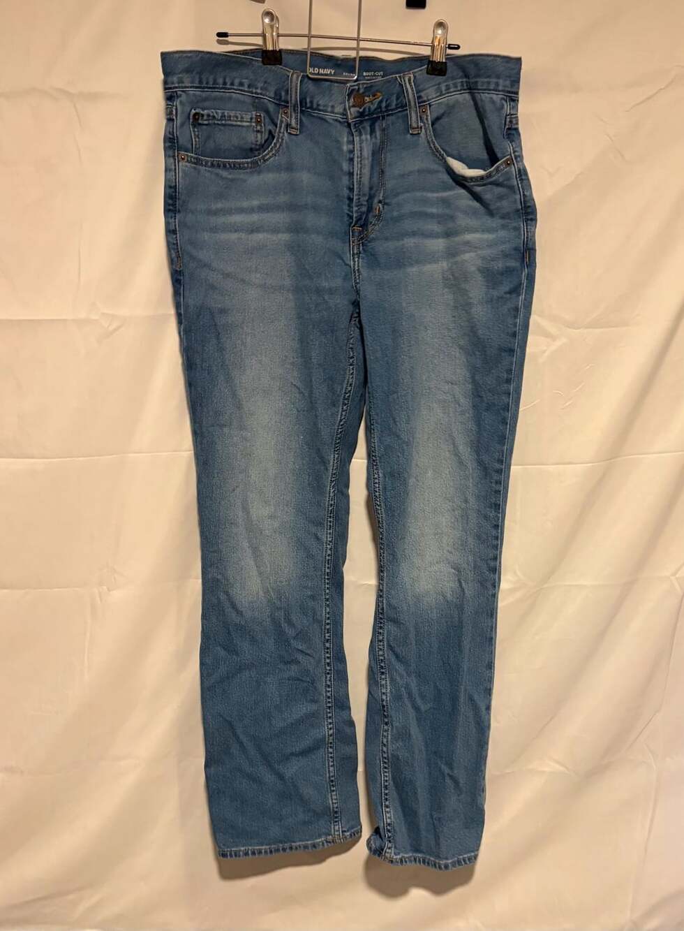Old Navy Boot-Cut Built-In Flex Jeans Size 32x30 Light Blue Denim